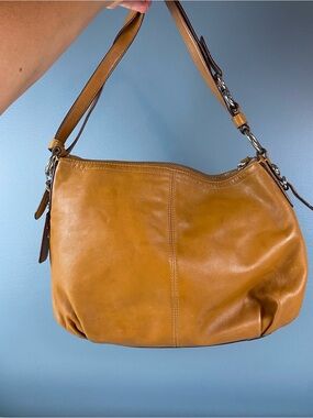 Coach 15729 Mia Convertible Shoulder Bag Boho Tan Leather